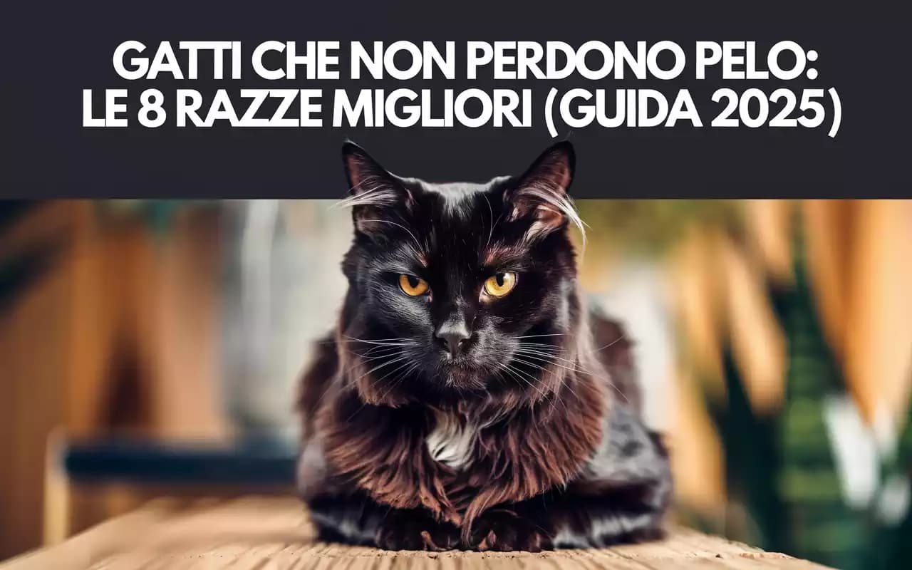 Gatti che Non Perdono Pelo: Le 8 Razze Migliori [Guida 2025]